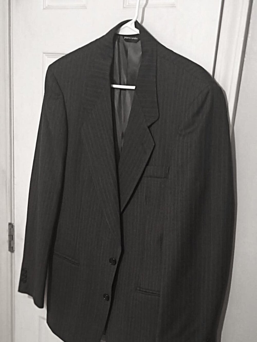 Pierre Cardin Men Gray Pinstripe Blazer Only  40L